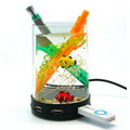 Round Pen Interface Aquarium USB Hub - 4 Port